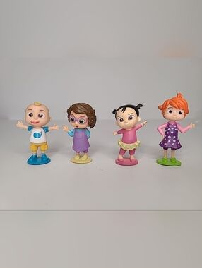CoComelon Family & Friends Replacement Figures Cake Toppers Lot Of 4